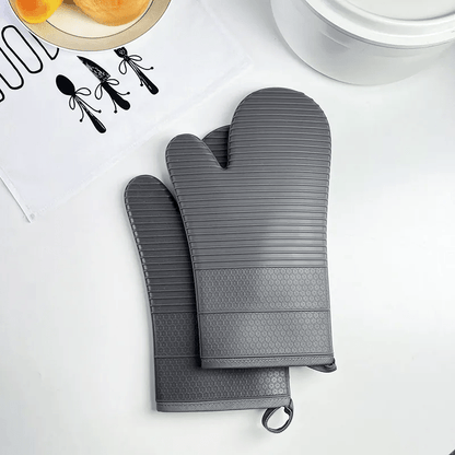 Intérieur des gants en silicone, montrant la doublure douce