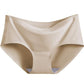 Détail du tissu nylon-spandex d'une culotte beige
