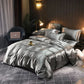 Housse de couette en soie avec finition lisse et brillante