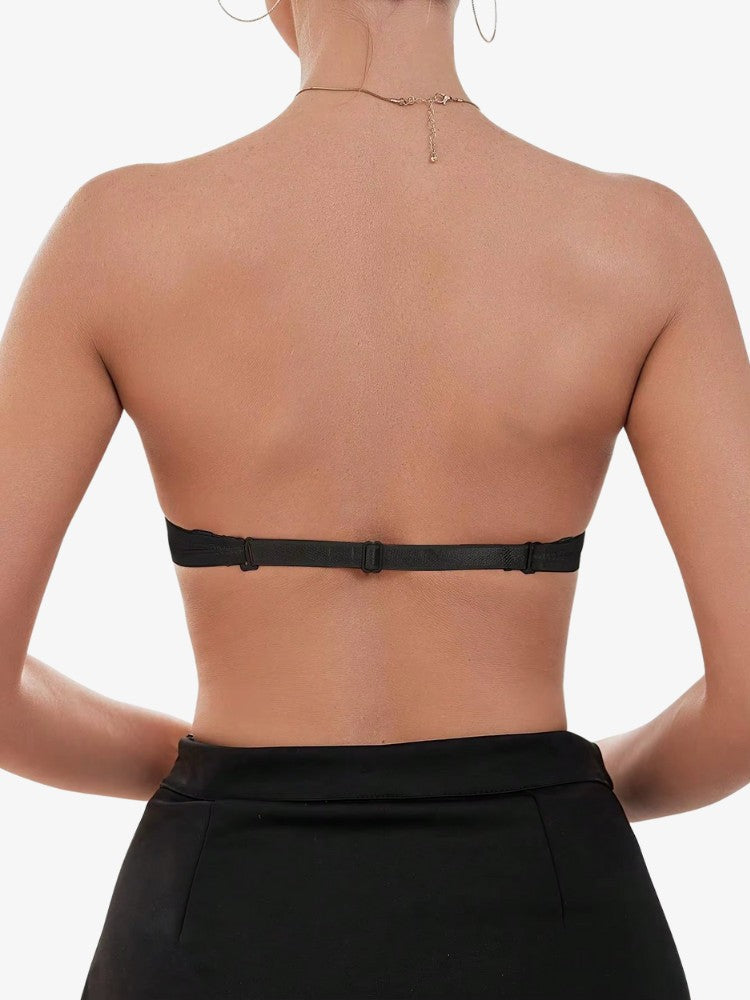 Détail du soutien-gorge avec technologie anti-dérapante