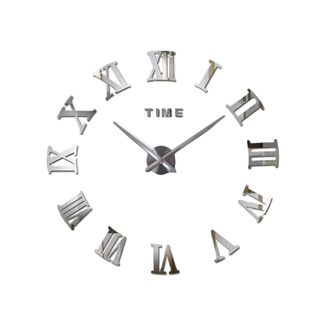Vue rapprochée du mécanisme quartz silencieux de l'horloge
