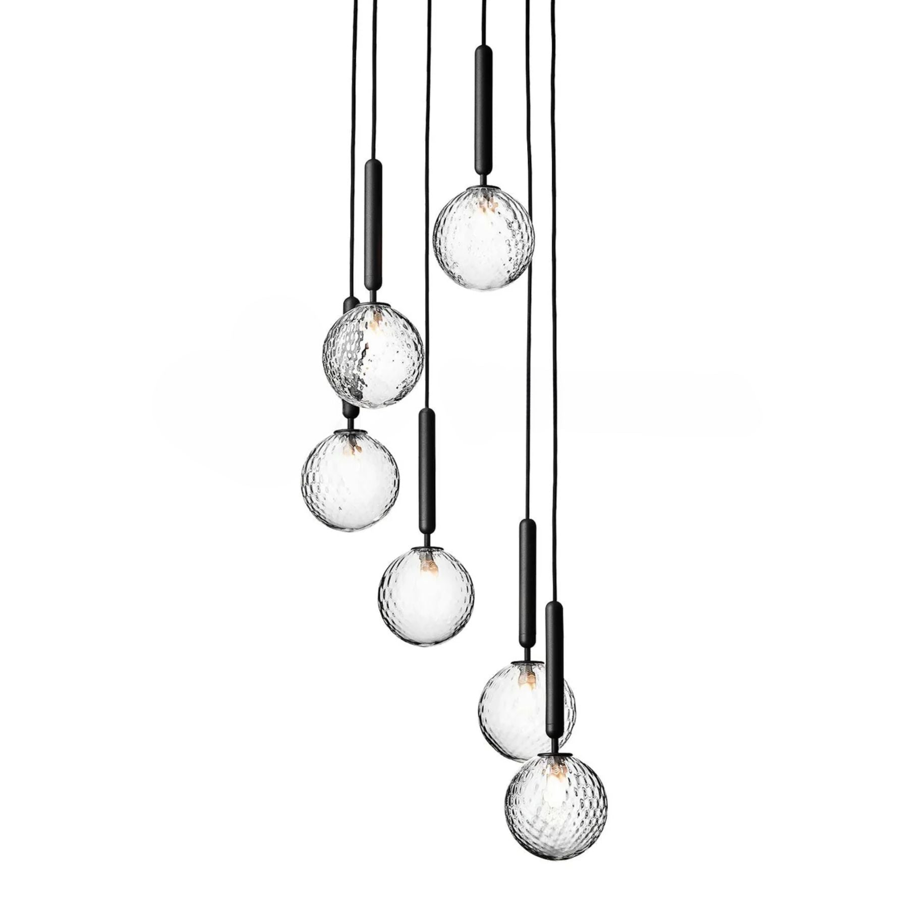 Lampe Suspendue Moderne Verre sircae orb pendant lamp présentation du produit vue 15