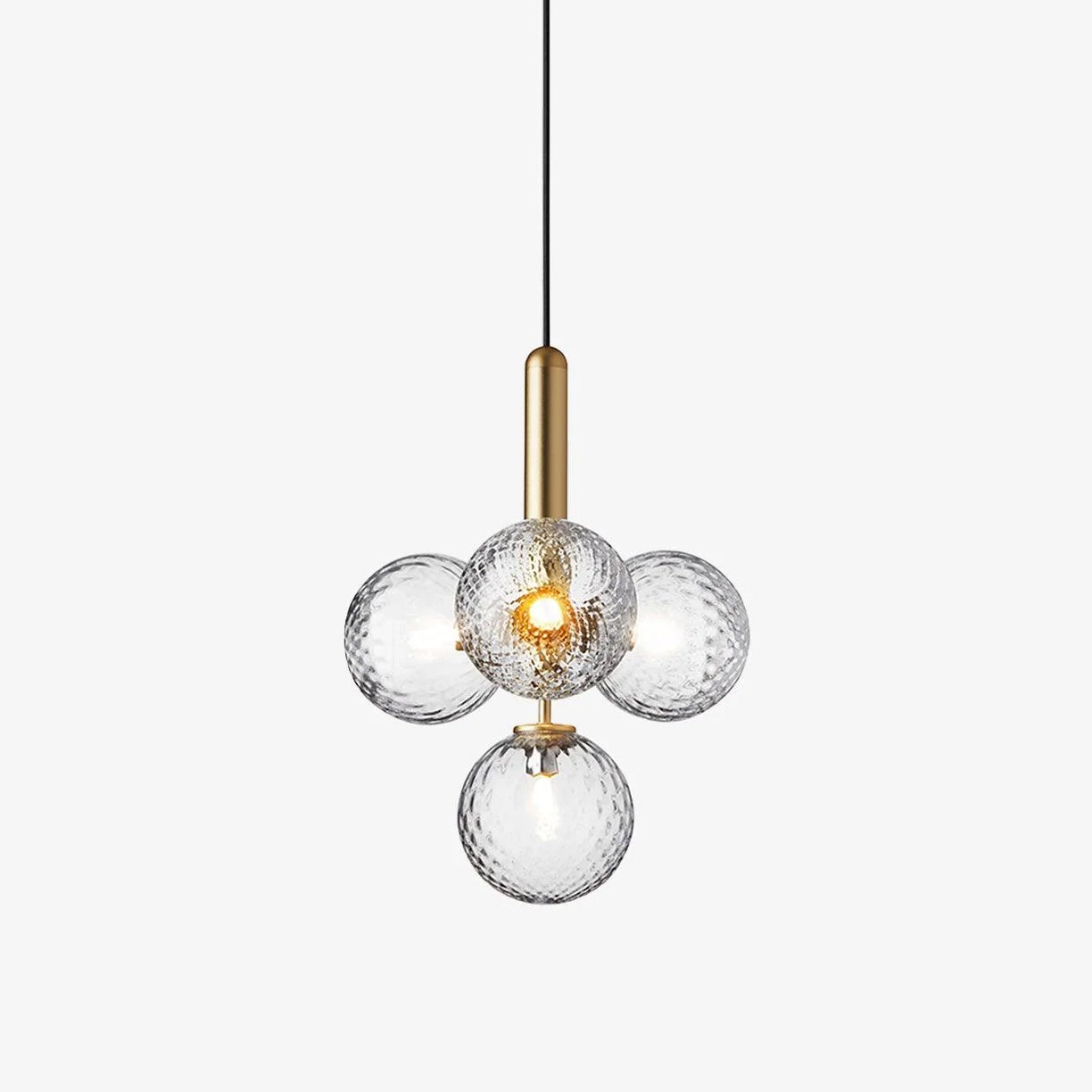 Lampe Suspendue Moderne Verre sircae orb pendant lamp vue du matériau