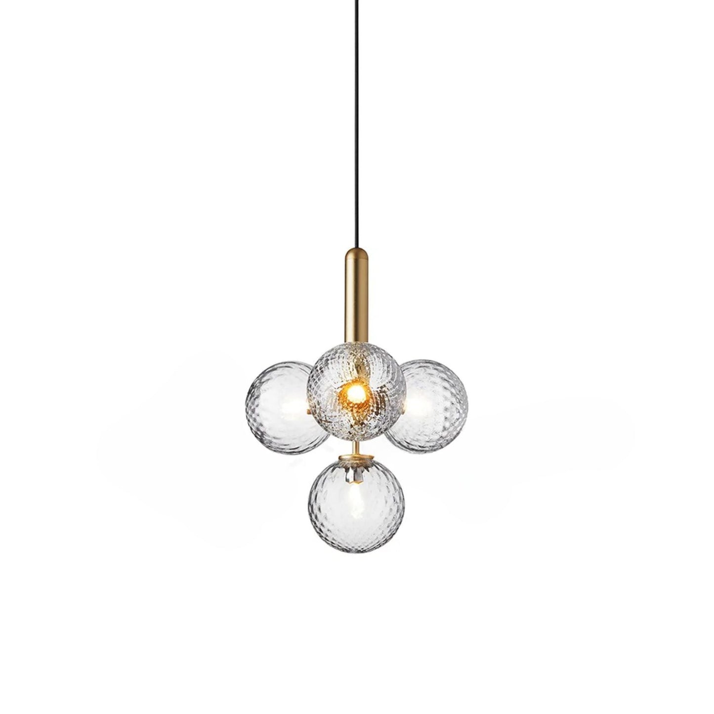 Lampe Suspendue Moderne Verre sircae orb pendant lamp vue latérale vue 21