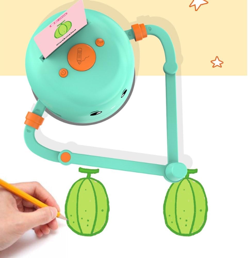 Gros plan sur le robot dessinant une forme géométrique