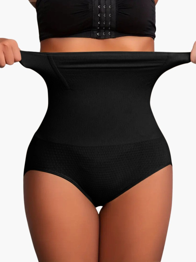 Détail de la texture sans couture de la culotte beige