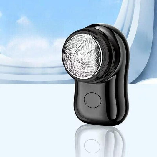 Rasoir électrique avec une lumière LED allumée, montrant son fonctionnement