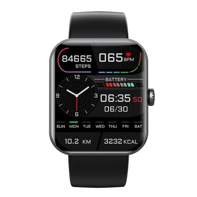 Montre connectée affichant les niveaux de glucose en temps réel