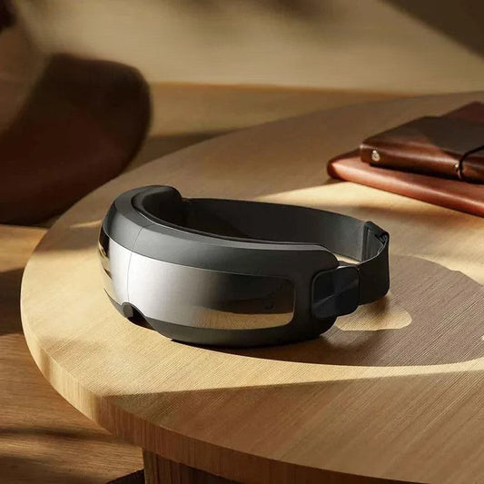 Accessoire de relaxation pour les yeux fatigués en gros plan