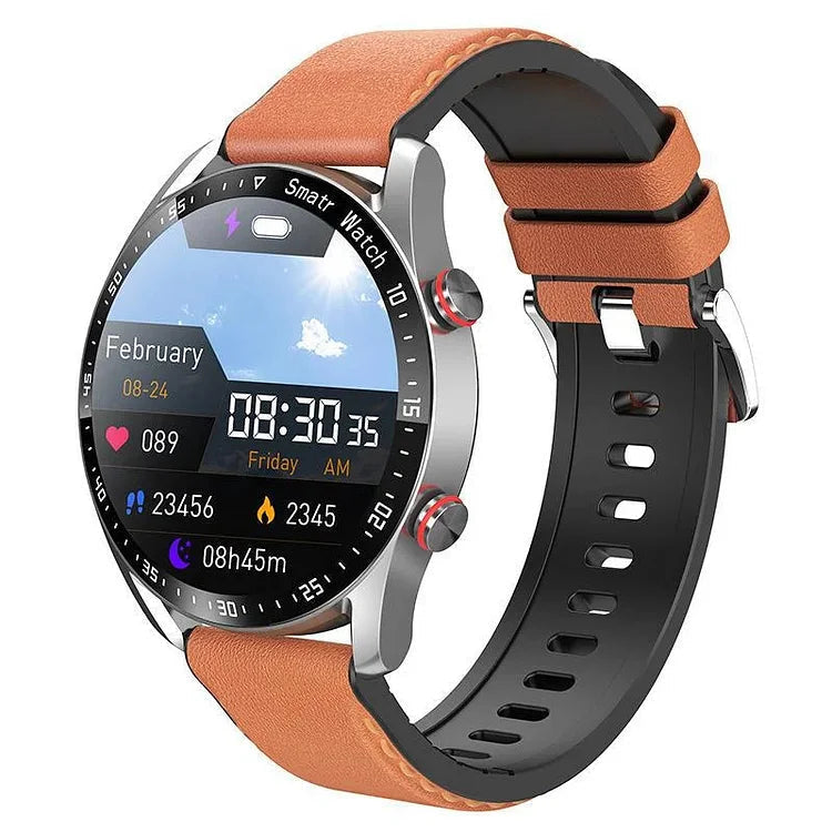 Vue latérale montrant le bracelet et le design élégant