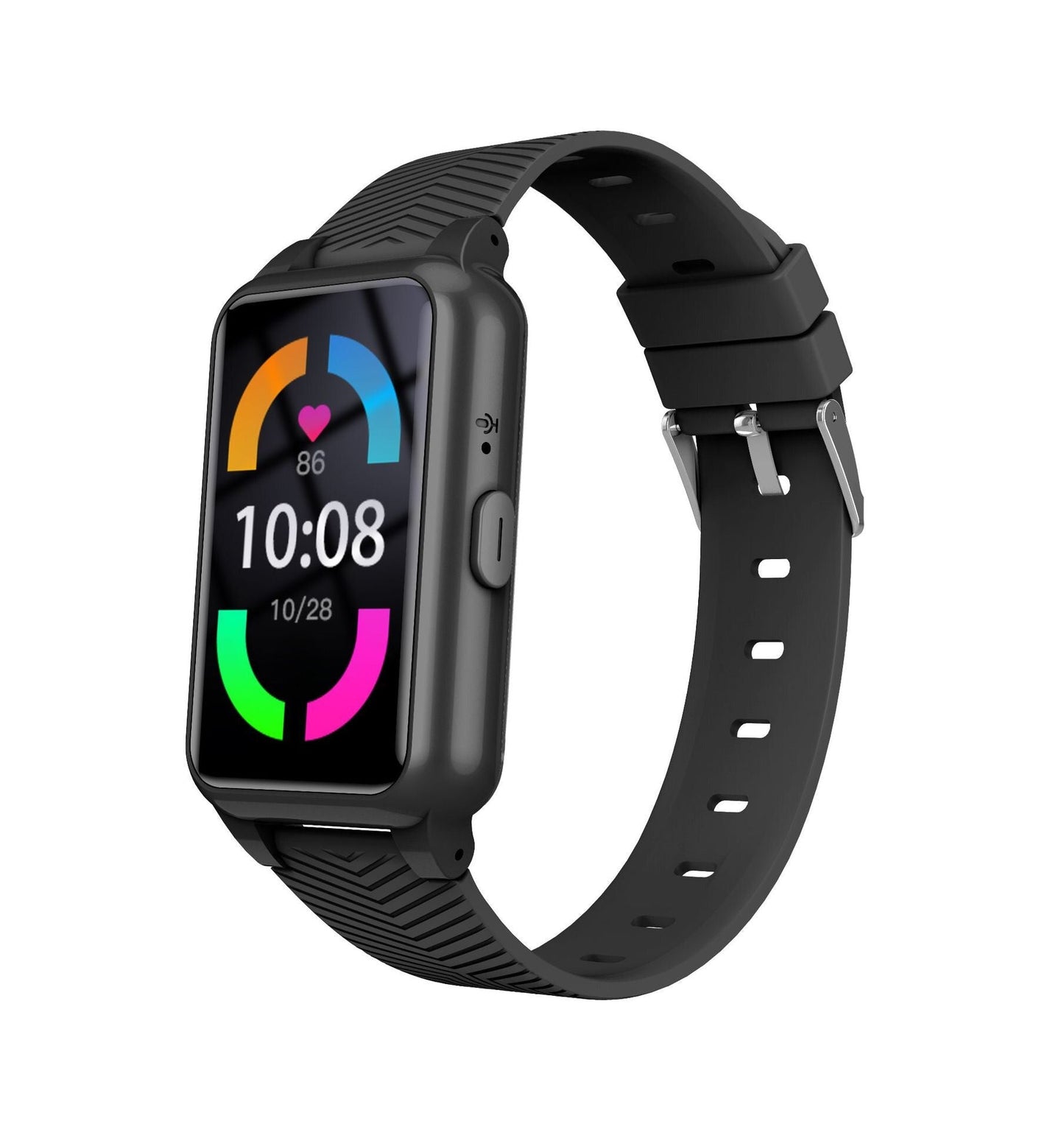 Vue arrière de la montre avec emplacement pour carte SIM
