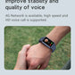 Interface de la montre affichant des notifications d'urgence