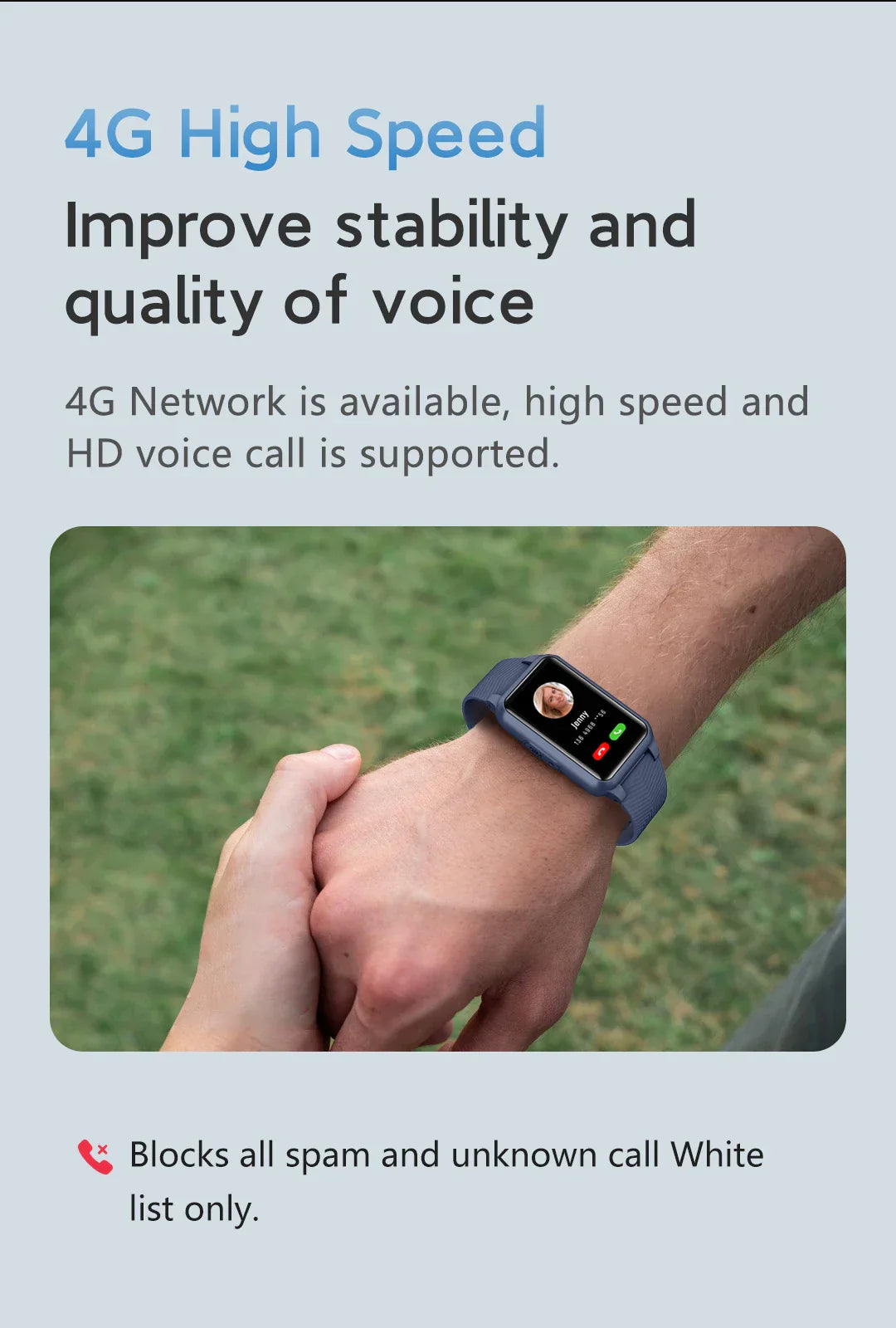 Interface de la montre affichant des notifications d'urgence