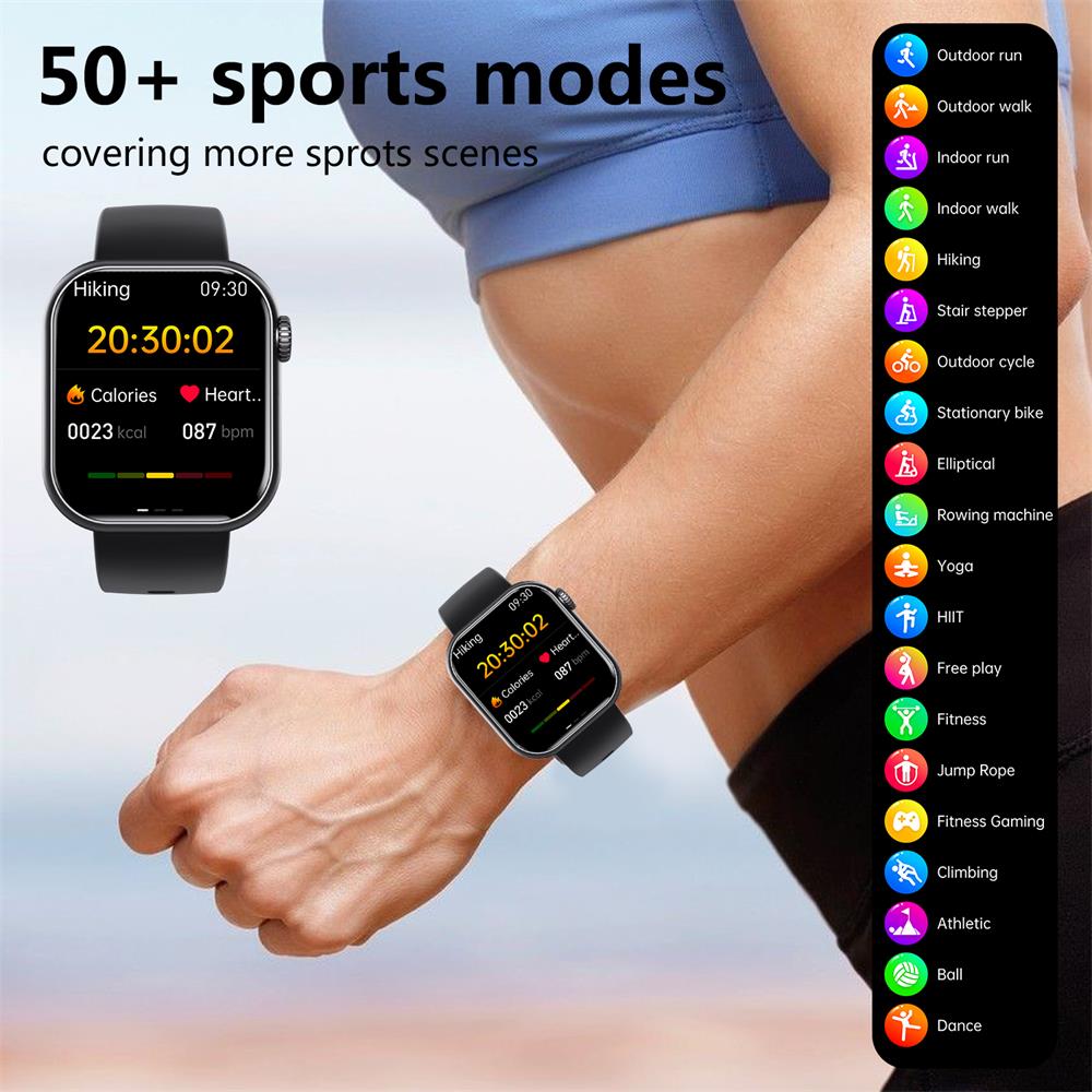 Montre Connectée Santé smartwatch with blood pressure présentation du produit