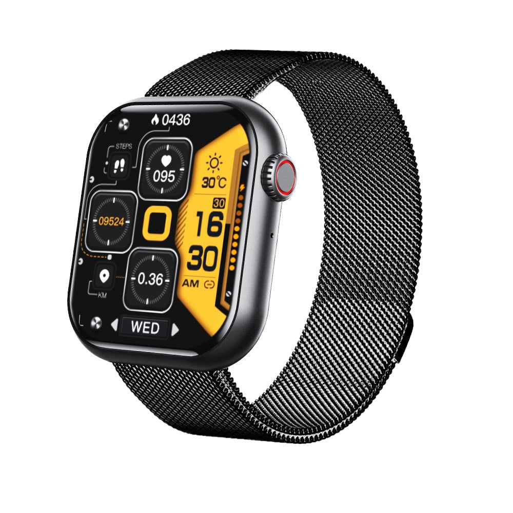 Montre Connectée Santé smartwatch with blood pressure présentation du produit vue 9
