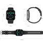 Montre connectée avec écran affichant fréquence cardiaque