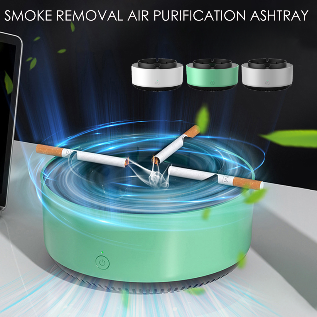 Vue rapprochée du cendrier purificateur d'air moderne