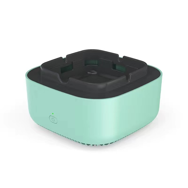 Vue latérale du purificateur d'air compact et efficace