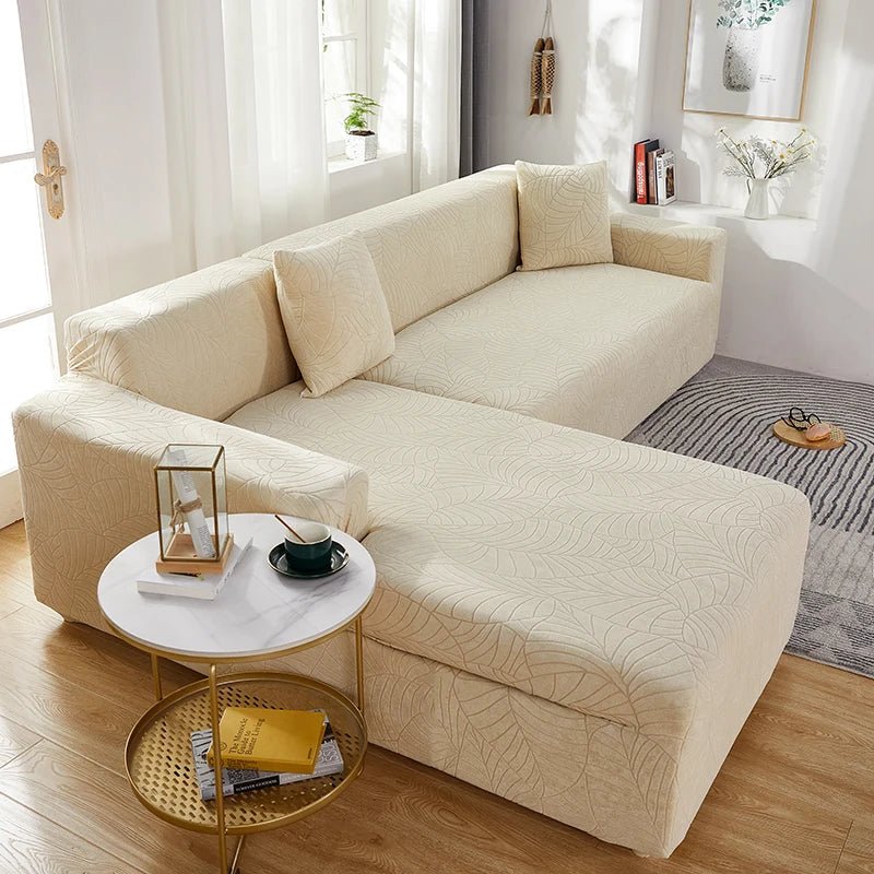 Housse lavable en machine sur canapé modulaire