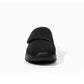 Vue latérale des chaussons confortables avec fermeture ajustable