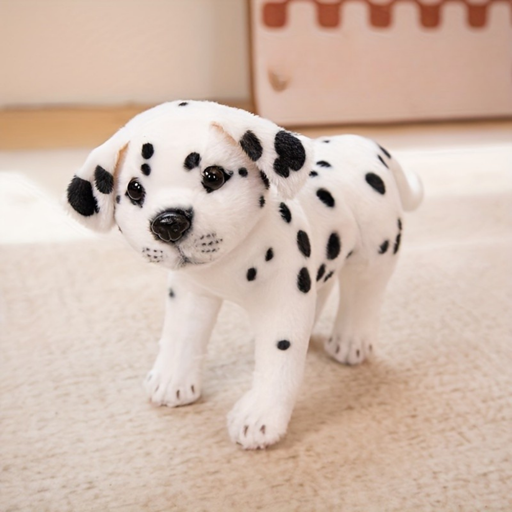 Détail des taches sur le dos du chiot