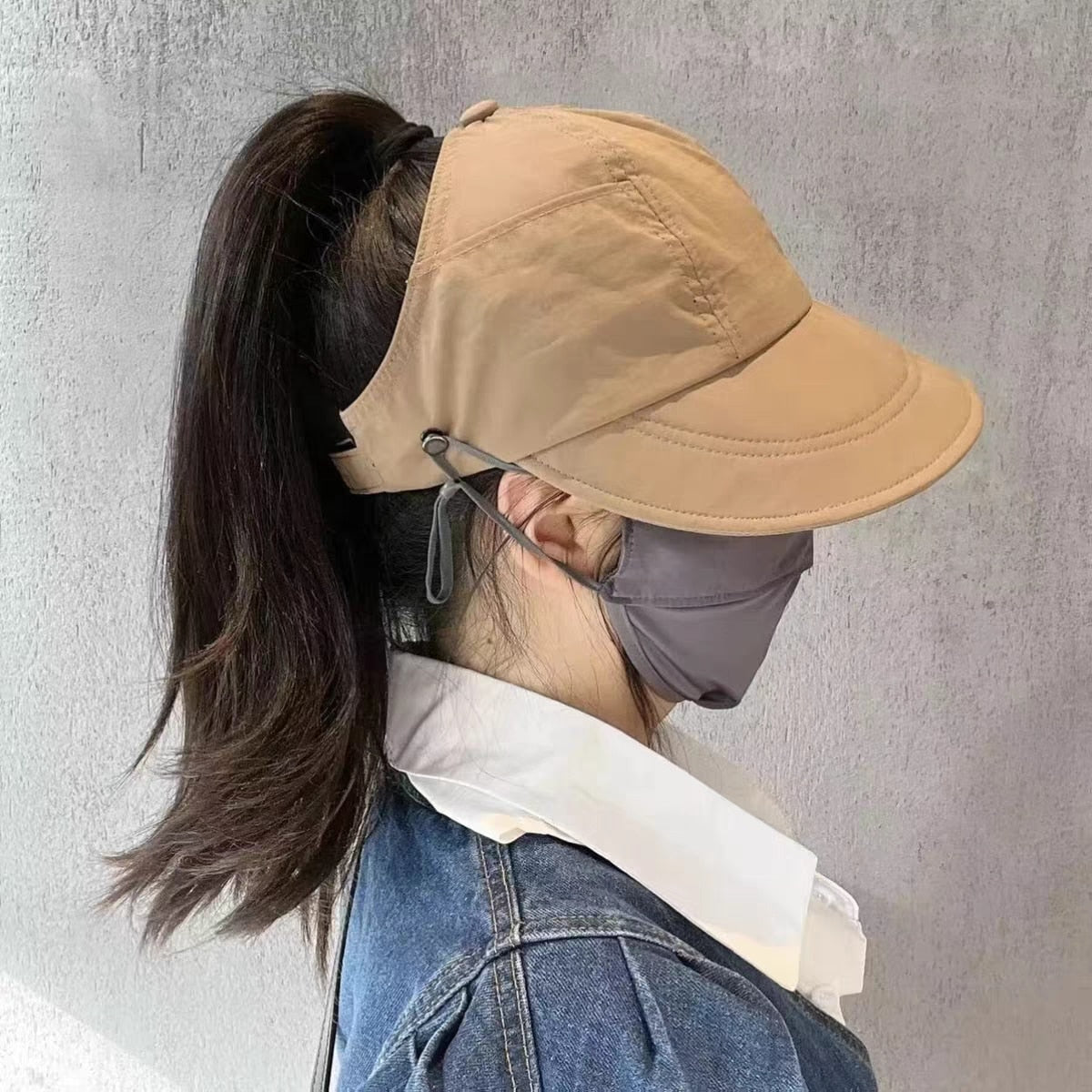 Chapeau de protection solaire avec bord large pour l'été