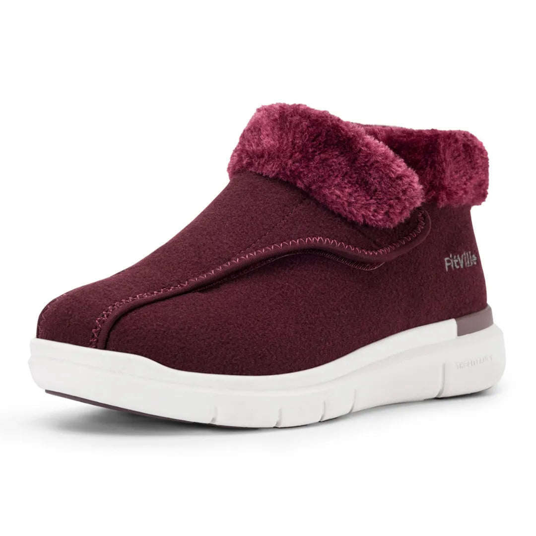 Chaussons d'hiver avec doublure moelleuse et semelle antidérapante