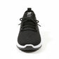 Vue latérale des baskets avec semelle flexible amortissante