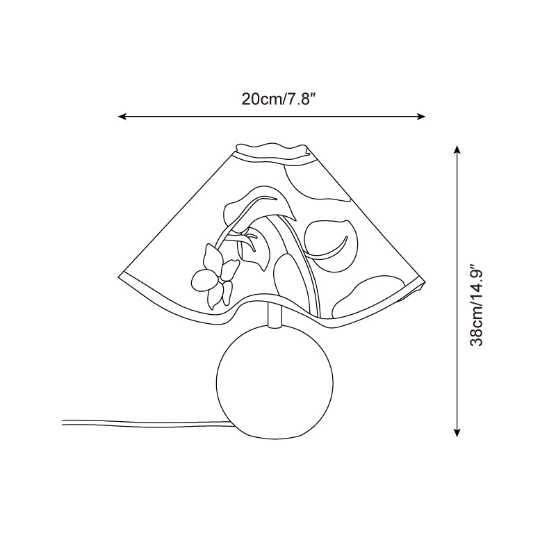 Détail de la base ronde en bois noyer chaud