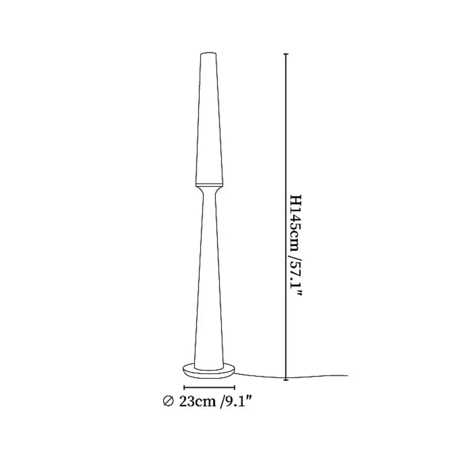 Lampe allumée diffusant une lumière douce