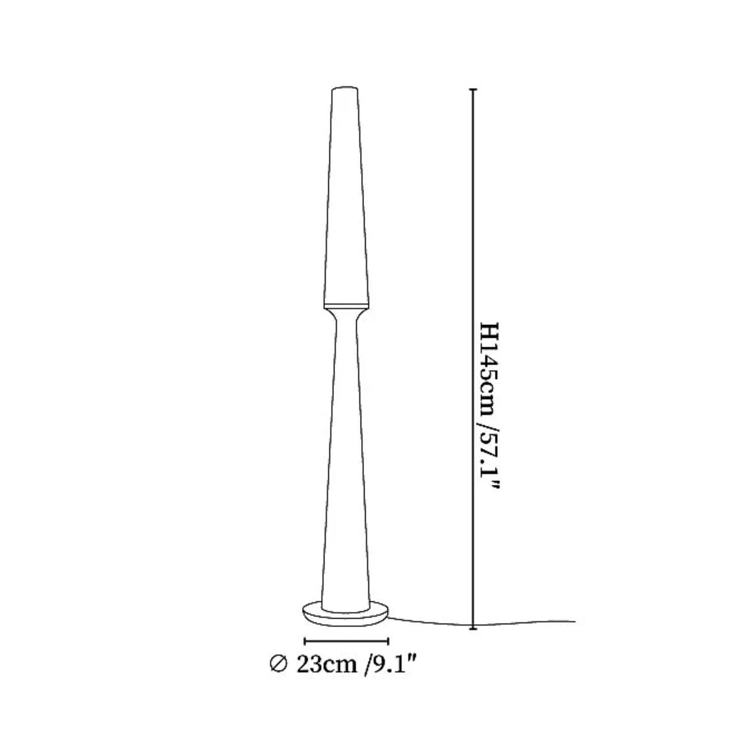 Lampe allumée diffusant une lumière douce