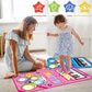 Tapis musical avec clavier coloré et kit de batterie