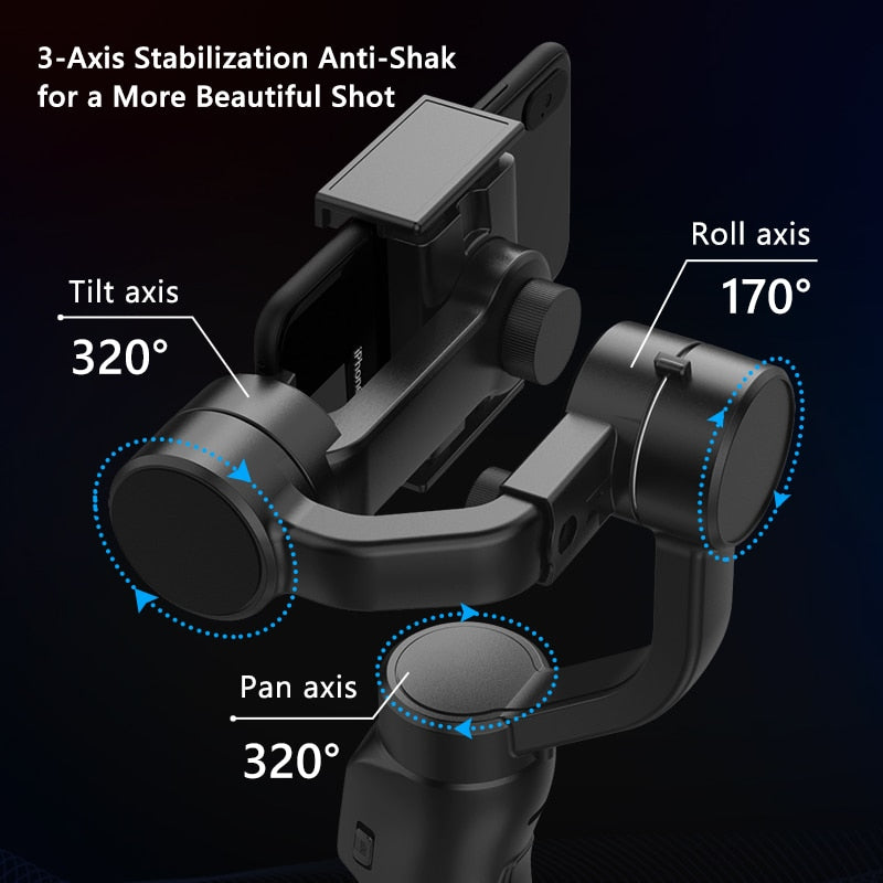 Gros plan sur le moteur d'axe du gimbal