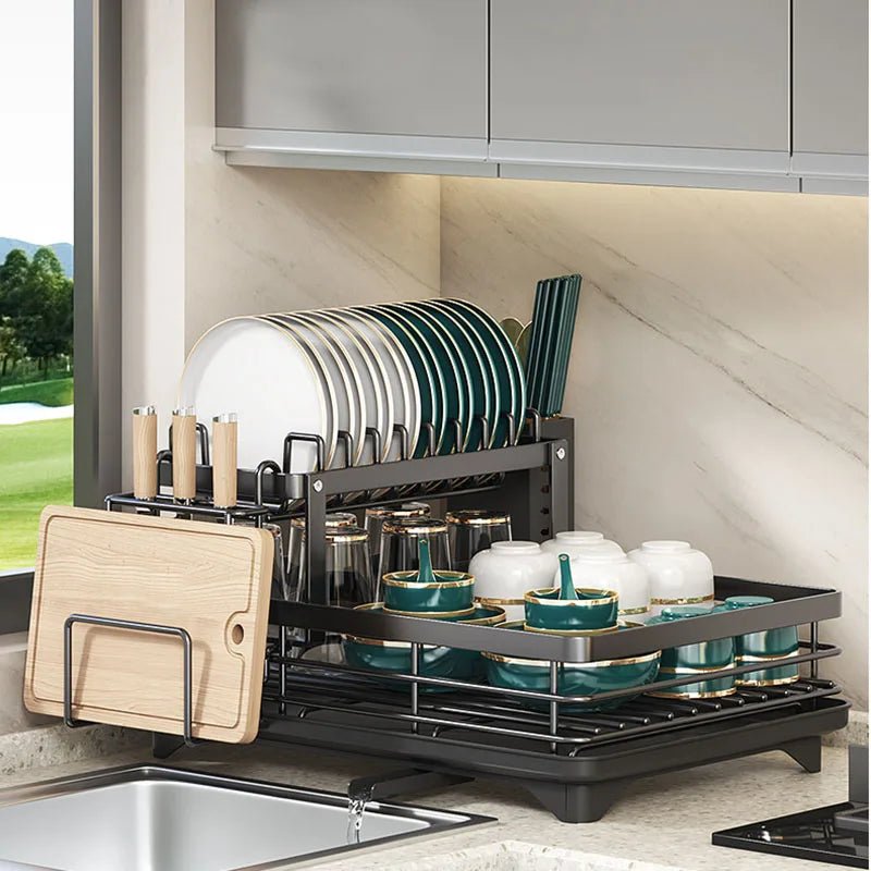 Rack plié à plat pour un rangement compact dans la cuisine