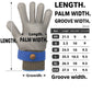 Gros plan sur la texture métallique des gants de protection