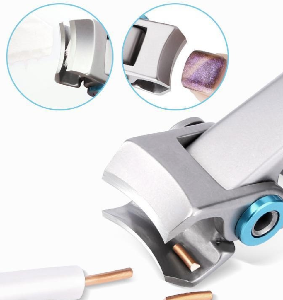 Coupe-ongles en acier inoxydable avec lames ultra-tranchantes