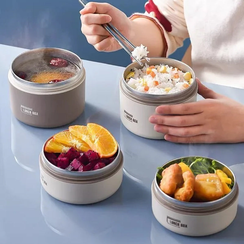 Couvercle thermique de la boîte à lunch en acier