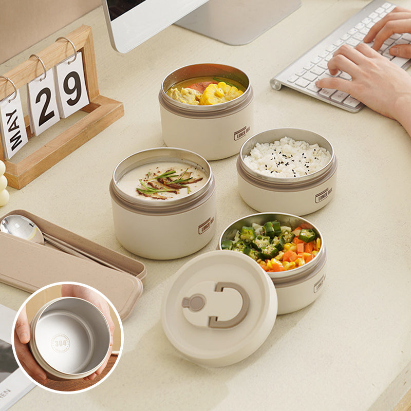 Boîte à lunch avec valve de ventilation ouverte