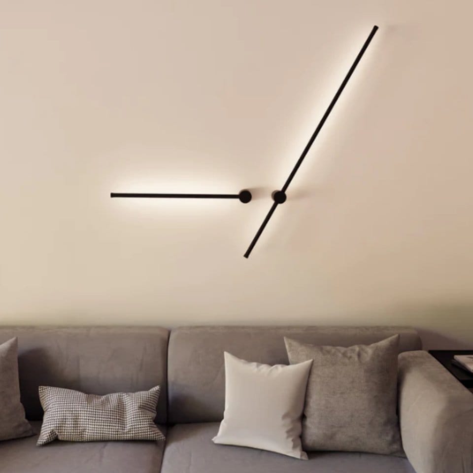 Éclairage LED dimmable dans un intérieur contemporain