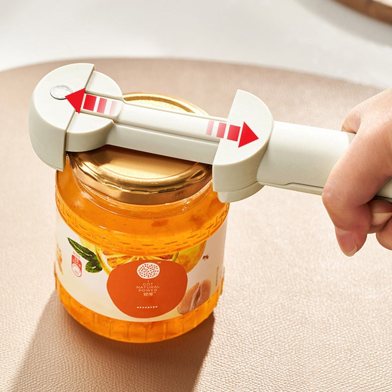 Gros plan sur le mécanisme ajustable de l'ouvre-bouteille