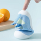 Chaussures enfant minimalistes, couleur kaki, vue latérale