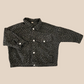 Veste en jean pour enfants, fermeture à bouton-pression visible