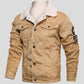 Manteau moto pour homme, aspect usé élégant