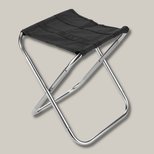 Vue latérale du tabouret montrant l'assise robuste