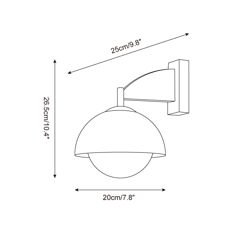 Vue rapprochée de l'abat-jour en acrylique ambre