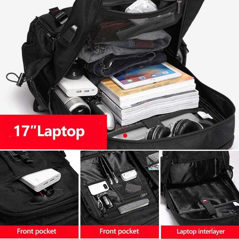 Sac à dos de randonnée avec poches multiples et grande capacité