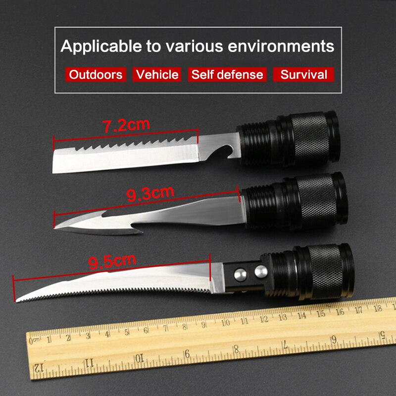 Outils de survie rangés dans une pochette compacte