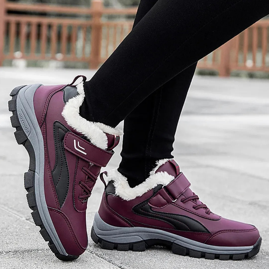 Vue de dessus des chaussures montrant le design polyvalent