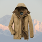 Parka homme avec capuche amovible et doublure polaire