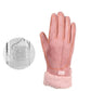 Gants d'hiver chauffants avec doublure en laine douce